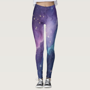 Galaxy Nachtelijke Hemel Sterren Leggings