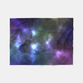 Galaxy Nebula Cat Fleece Blanket (Voorkant (Horizontaal))
