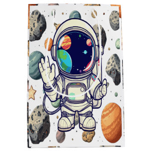 Galaxy Nebula Gift Bag – Kosmische Ruimte Thema Pr Medium Cadeauzakje