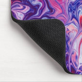 Galaxy Nebula Liquid Marble Acrylic Pour Mousepad Muismat (Hoek)