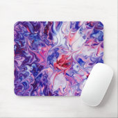 Galaxy Nebula Liquid Marble Acrylic Pour Mousepad Muismat (Met muis)