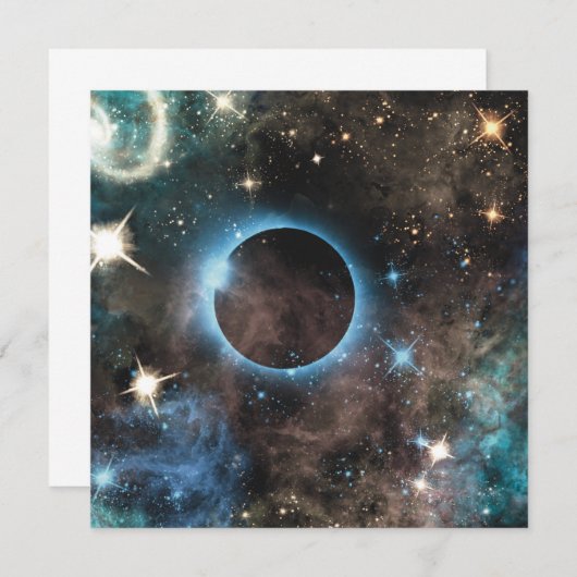 Galaxy Nebula Planet Hubble Telescope Fotografie (Voorkant / Achterkant)