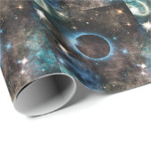 Galaxy Nebula Planet Hubble Telescope Fotografie Cadeaupapier (Rol Hoek)