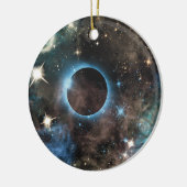 Galaxy Nebula Planet Hubble Telescope Fotografie Keramisch Ornament (Links)