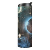 Galaxy Nebula Planet Hubble Telescope Fotografie Thermosbeker (Gedraaid links)