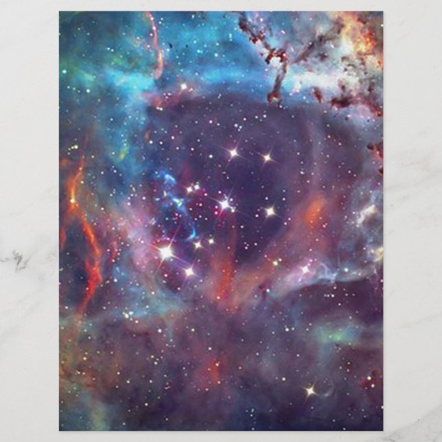 Galaxy Nebula ruimte afbeelding. (Voorkant)
