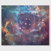 Galaxy Nebula ruimte afbeelding. Cadeaupapier (Vlak)