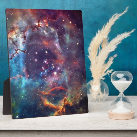 Galaxy Nebula ruimte afbeelding. Fotoplaat (Zijkant)