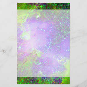 Galaxy Nebula space image. Briefpapier