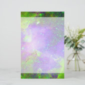 Galaxy Nebula space image. Briefpapier (Staand voorkant)