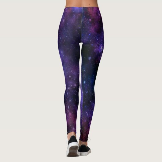 Galaxy Nebula Space-Theme Leggings (Achterkant)