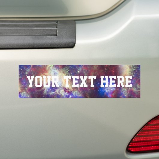 Galaxy Nebula Specialized Astronomy Space Bumpersticker (Op auto)