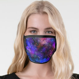 Galaxy Nebula Stars Space Mondkapje