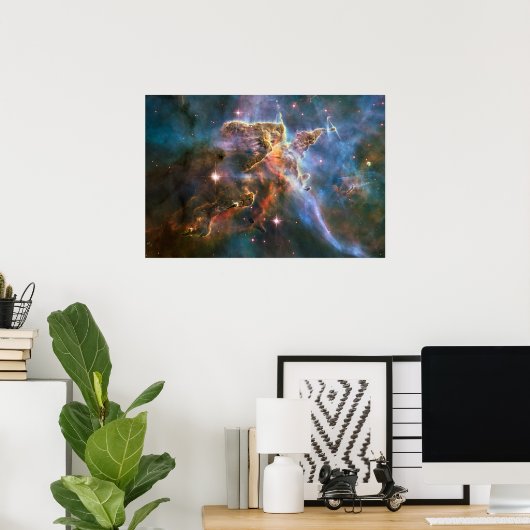 Galaxy Nebula supernova Star-explosie Poster (Thuiskantoor)