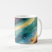 Galaxy / Nebula thema koffie Mok (Voorkant rechts)
