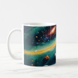 Galaxy / Nebula thema koffie Mok