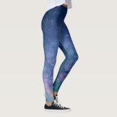 Galaxy Nebula Yoga Broek Ruimte Blauw Leggings (Rechts)