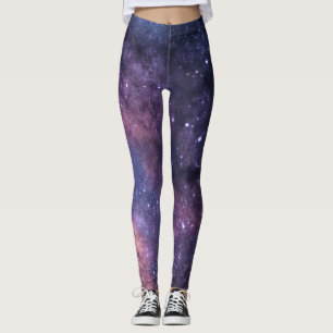 Galaxy Nebula Yoga Broek Ruimte Paarse Leggings