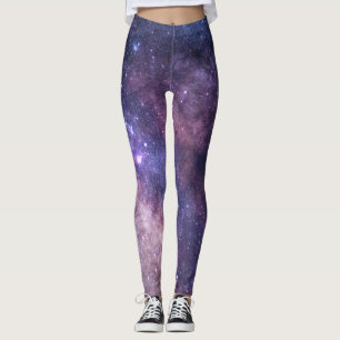 Galaxy Nebula Yoga Broek Ruimte Paarse Leggings