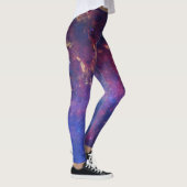 Galaxy Nebula Yoga Broek Ruimte Paarse Leggings (Rechts)