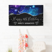 Galaxy & Nep Silver Glitter Agate Sweet 16 Spandoek (Insitu)