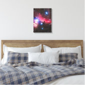 Galaxy Nevel Canvas Muurkunst | Kosmische Ruimtepr Afdruk (Insitu (Slaapkamer))
