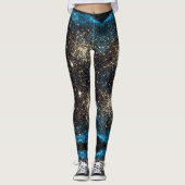 Galaxy NGC 1850 Star Clusters Magellanic Cloud Leggings (Voorkant)
