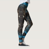 Galaxy NGC 1850 Star Clusters Magellanic Cloud Leggings (Rechts)