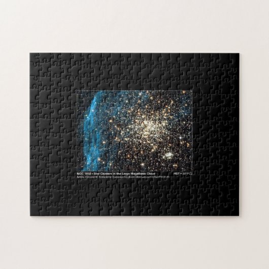 Galaxy NGC 1850 Star Clusters Magellanic Cloud Legpuzzel (Horizontaal)
