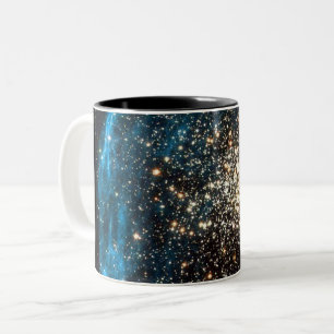 Galaxy NGC 1850 Star Clusters Magellanic Cloud Tweekleurige Koffiemok