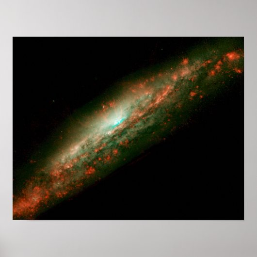 Galaxy NGC 3079 Poster (Voorkant)