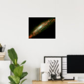 Galaxy NGC 3079 Poster (Thuiskantoor)