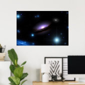Galaxy NGC 4526 Poster (Thuiskantoor)