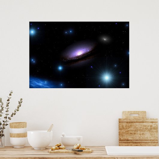 Galaxy NGC 4526 Poster (Keuken)
