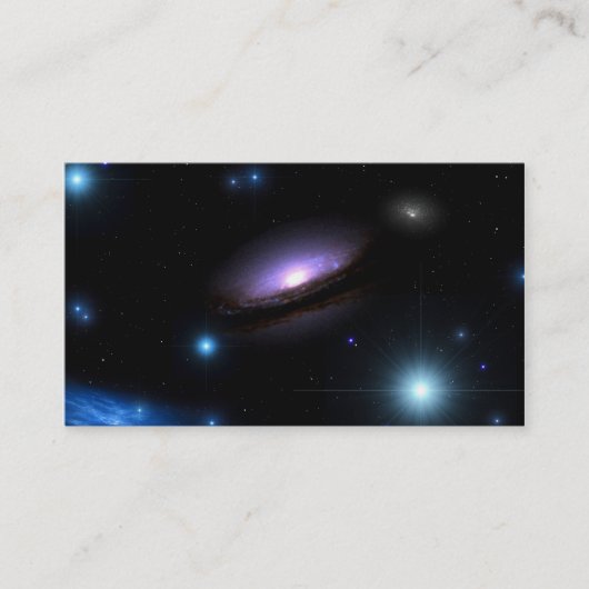 Galaxy NGC 4526 - Visitekaartje (Voorkant)