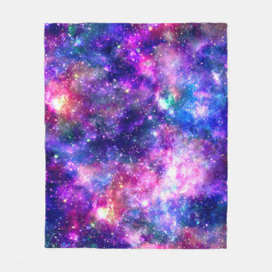Galaxy Night Fleece Deken