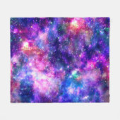Galaxy Night Fleece Deken (Voorkant (Horizontaal))