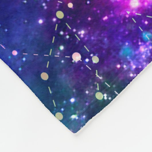 Galaxy Night Fleece Deken (Hoek)