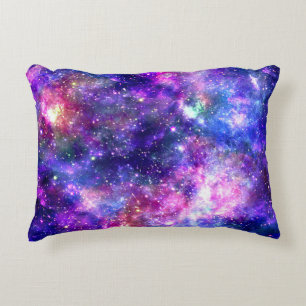 Galaxy Night Print Kosmisch Ontwerp Accent Kussen