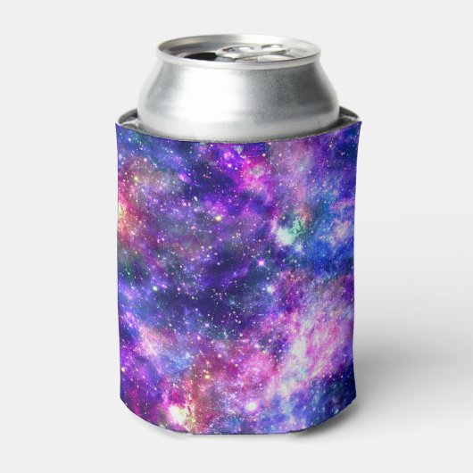 Galaxy Night Print Kosmisch Ontwerp Blikjeskoeler (Blikje Voorkant)