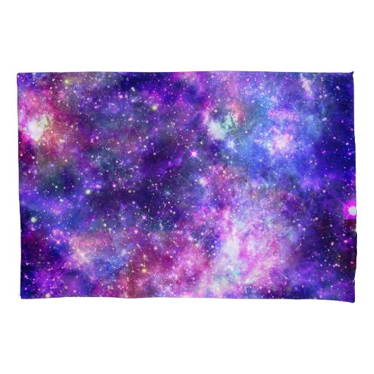 Galaxy Night Print Kosmisch Ontwerp Kussensloop (Voorkant)