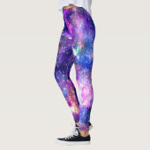 Galaxy Night Print Kosmisch Ontwerp Leggings (Links)