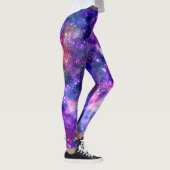 Galaxy Night Print Kosmisch Ontwerp Leggings (Rechts)