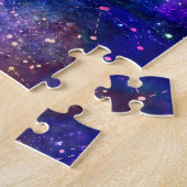 Galaxy Night Print Kosmisch Ontwerp Legpuzzel (Zijkant)