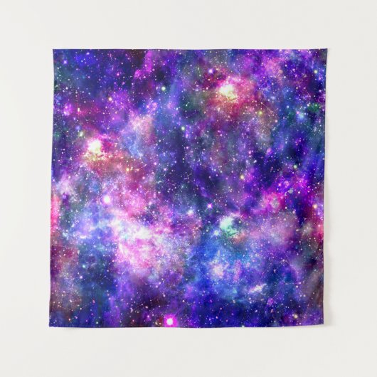 Galaxy Night Print Kosmisch Ontwerp Wandkleed (Voorkant (horizontaal))