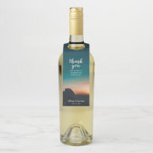 Galaxy Night Sky Sterren Berg Zonsopgang Bruiloft Flessenhanger (Op fles)