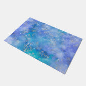 Galaxy Night Sky Sterren Blauwgroen Paarse Blauw Z Deurmat (Schuin)