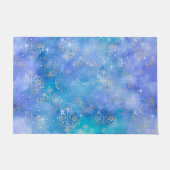 Galaxy Night Sky Sterren Blauwgroen Paarse Blauw Z Deurmat (Voorkant)