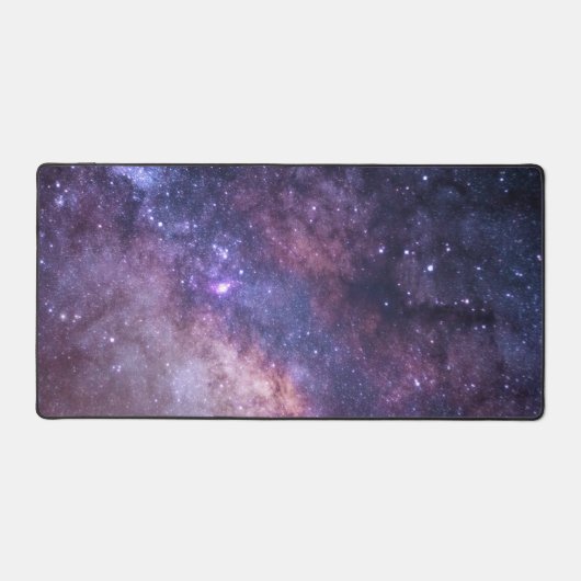 Galaxy Night Sky Universe Buitenruimte Sterren Bureaumat (Voorkant)