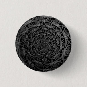 Galaxy of Filaments in Black and White Button